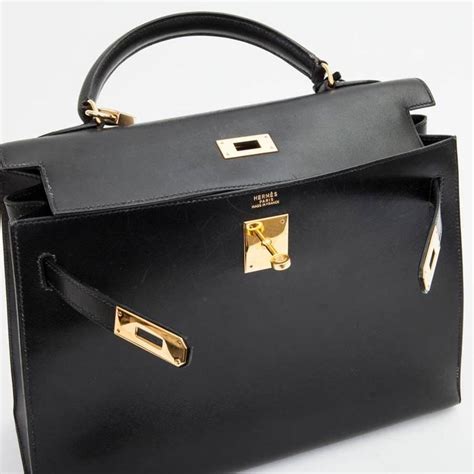 hermes black kelly|hermes kelly bag vintage price.